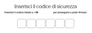 You Sign Codice Otp