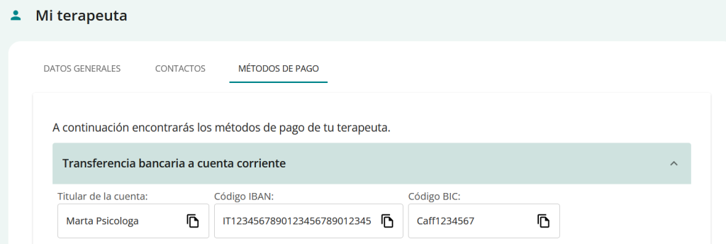 terapeuta conto
