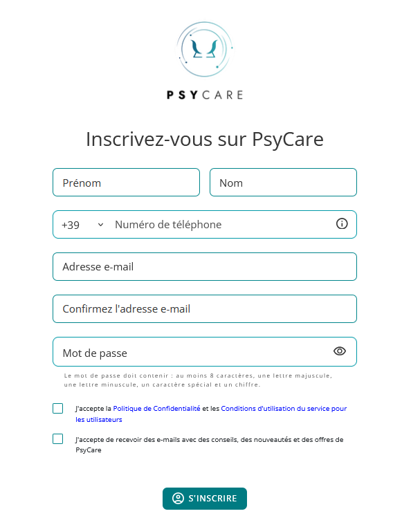 le patient s'inscrives