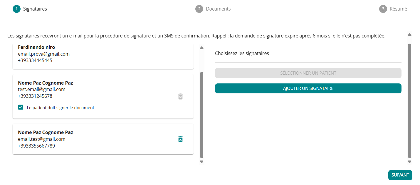 firma documenti aggiunta firmatario fr