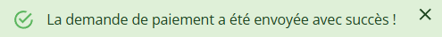 messaggio pagamento fr