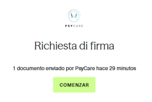 YouSign Solicitud de firma