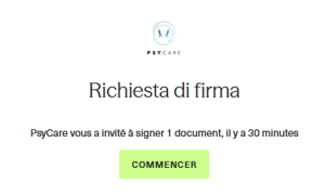 YouSign Demande de signature