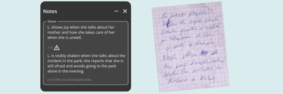 Notes vs paper