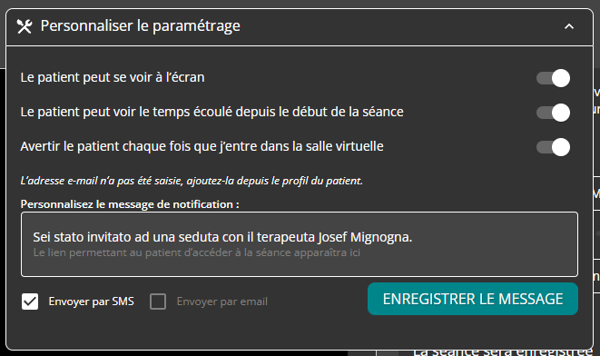 config aperto fr
