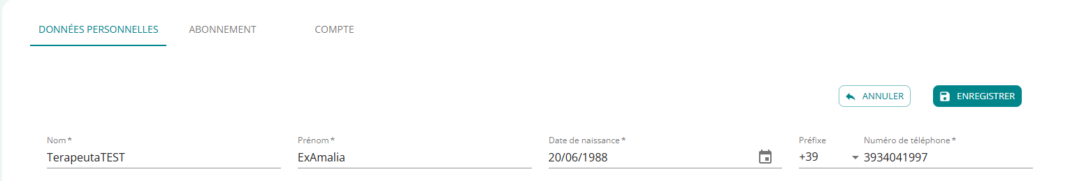 dati profilo fr