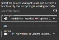 selezione audio video en